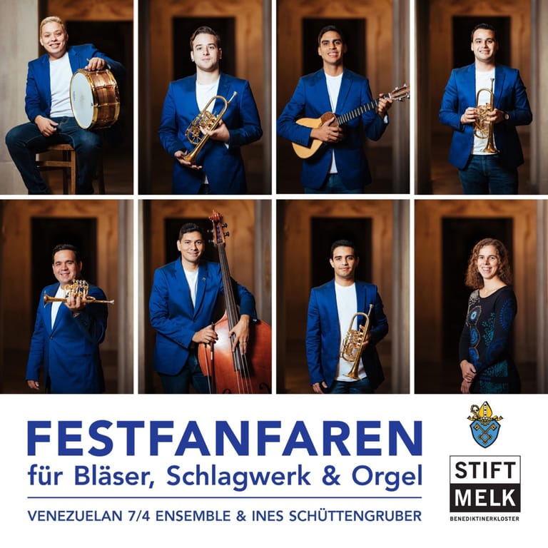 Albumcover: Festfanfaren für Bläser, Schlagwerk & Orgel
